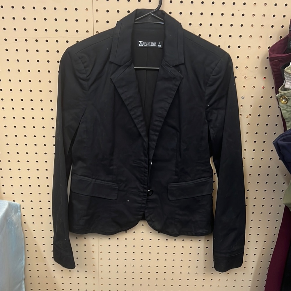 Black Two Button Blazer - image 1